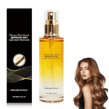 EOIRULA Hair Essential Oil Spray, Conditioning Oil Spray Scalp & Hair Strengthener Leave-ln Conditioner Comforting, Scented Hair Oil Perfume Spray for Dry and Frizzy Hair