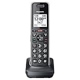 Panasonic Cordless Phone Extension Handset Accessory to Connect to Expandable Base Station - KX-TGFA88B (Black)