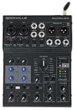 Rockville ROCKMIX 6FX 6 Channel Mixer USB Computer Recording Interface+Effects