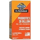 Garden of Life Dr Formulated Once Daily 3-in-1 Complete Probiotics, Prebiotics & Postbiotics - PRE + PRO + POSTBIOTIC Supplement for Adults’ Digestive & Immune Health, 30 Billion CFU, 30 Day Supply