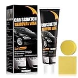 Scratch Remover for Vehicles, 2025 Upgrade Car Scratch Remover for Deep Scratches, Car Polishing Wax Scratch Remover for Vehicles,Car Paint Scratch Repair Kit with Wipe and Sponge (1)