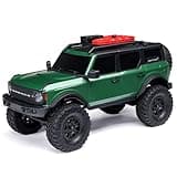 Axial RC Truck 1/24 SCX24 Ford Bronco 4X4 RTR Brushed Rock Crawler (Battery & Charger Included), Green, AXI00006V2T5