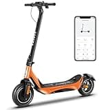 Caroma Electric Scooter Adults, 850W Motor, Max 36 Mph & 30-37 Miles Long Range, 10 Inch Run-Flat Tires, Folding E-Scooter with Dual Motor and Dual Brakes, Smart Control