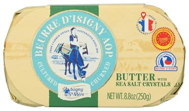 Isigny Ste Mere Salted Churned Butter, 8.8 Oz