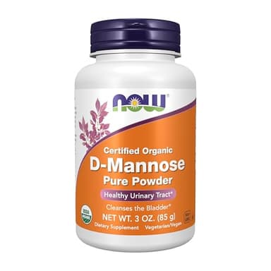 NOW Foods Supplements, D-Mannose Powder for Immune Support, Non-GMO Project Verified, Healthy Urinary Tract*, 3-Ounce