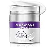 BAUTVAS Advanced Scar Cream, Silicone Scar Gel for Old and New Scars, Scar Removal Cream for Surgical Scars, Stretch Marks, C-Section, Keloids, Injury, Acne, and More 1.7 oz(50ml)