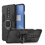 Anvzle for OnePlus 8【Not fit 8T】 Case, for OnePlus 1+8 Case Dual Layer Protective Heavy Duty Armor Rugged [Military-Grade] Protective，for OnePlus 8 Magnetic Kickstand Car Holder Slim Phone Case Black
