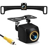 vampolo Backup Camera, License Plate Backup Camera for car,AHD 1080P Metal 170 Degree Wide Angle Rearview Reversing Camera,Reverse Rear View Camera for Car Vehicle SUV RV [HD/AHD]