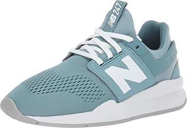New Balance Women's 247 V2 Sneaker, Smoke Blue/White, 5.5 M US
