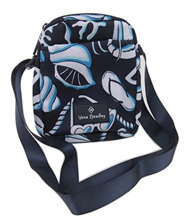 Vera Bradley Lighten Up RFID Mini Hipster Crossbody Bag, Shore Enough