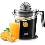 LEBENLANG BPA-Free Orange Juicer Electric - 27 OZ & 2 Cones with Pulp Control I Automatic & Electric Juicer for Citrus Lemon & Oranges I Orange juice squeezer machine Exprimidor de naranjas electrico
