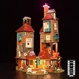 LightGo LED Lighting Kit Designed for Harry Potter Compatible with Lego 76437 The Burrow Collectors' Edition - Not Include Model (Remote Version)