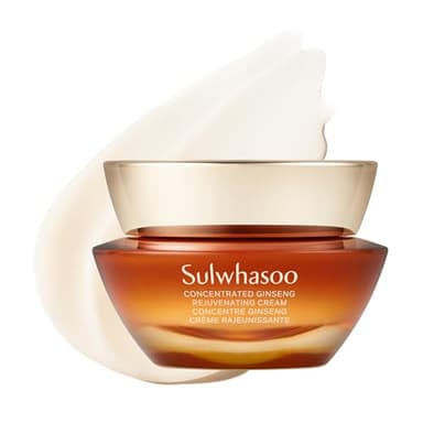 Sulwhasoo Concentrated Ginseng Rejuvenating Cream- Korean Ginseng & Peptide Anti-Aging Moisturizer with Vitamin C Derivative & Squalane for Wrinkles & Deep Hydration 1.69 fl. oz. (Packaging May Vary)