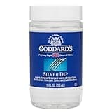 Goddard’s Silver Cleaner Dip – Silver Jewelry Cleaner Solution for Filigree Metalwork & Small Items – Professional Use Silver Tarnish Remover – Silverware Cleaning Supplies (10 oz)