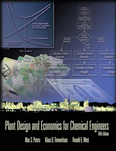 Plant Design and Economics for Chemical Engineers, Fifth Edition (POD)