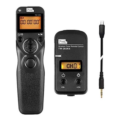 Pixel Wireless Timer Remote Shutter Release TW283-S2 Wireless Remote Control Wire Release Compatible with Sony a1 a9 a7 a7R a7S a6600 a6500 a6400 a6300 a6100 a6000 a5000 RX100II RX10 RX0 a68 ZV-1 HX99