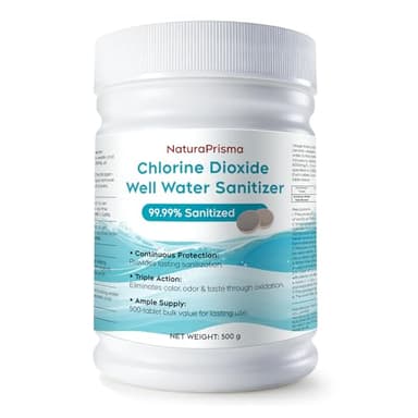 Powerful Well Water Purifier – Effectively Helps Reduce Iron Buildup & Sulfur Odors – Easy DIY Solution for Cleaner, Fresher-Tasting Water – Food-Grade Formula
