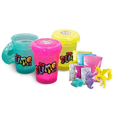 Canal Toys USA Slime Shaker 3-Pack Assorted Rainbow/Cosmic (Styles May Vary), Just add Water and Sake to Create Your Own Cosmic Style, Then Add in Surprises