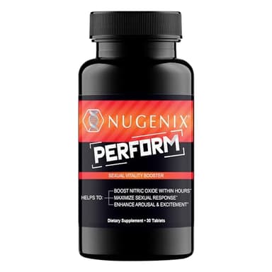 Nugenix Perform, Nitric Oxide and Vitality Booster for Men - 30ct