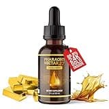 Nutraville Ultra-Pure, 99.9% Liquid Gold - 24K Monoatomic Gold Ormus - Third Eye Awakening, Pineal Gland Decalcification, Awaken DNA, Unlock Light Speed Manifestation - Pharaoh's Nectar XT