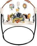 Fisher-Price Baby Bouncer Palm Paradise Jumperoo Activity Center with Music Lights Sounds and Developmental Toys​