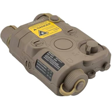 H World Shopping FMA Navy Seal PEQ-15 Dummy Case BOX Model For Tactical AEG Airsoft Display DE (Case ONLY)
