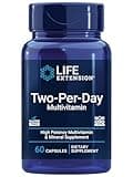 Life Extension Two-Per-Day Multivitamin - for Heart, Brain, Blood Vessel & Cellular Health – Essential Vitamins & Minerals for Well-Being - Two Per Day - Gluten-Free – Non-GMO – 60 Capsules