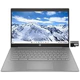 HP Chromebook 14" HD Laptop PC for College Students and Business, Chrome OS, Intel Celeron N4120 Processor, 4GB RAM, 64GB Storage, Bluetooth, Wi-Fi, Modern Gray, Alpacatec 64GB Card