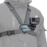 SUREWO Magnetic Quick Release Adjustable Chest Mount Harness Compatible with Go pro Hero 13/12/11/10/9/8/7/6/5 Black,DJI Osmo Action 5 pro/4/3/2,Insta 360 ONE R and More