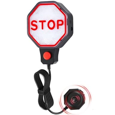 Strdfeve Garage Parking Sensor for Car – Adjustable LED Parking Aid with Red/Yellow/Green Indicator, 6"–6 ft Stop Distance