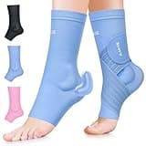 Rakiie Arch Support Brace for Everyday Use, 2 Pack Ankle Braces for Men Women, Foot Support for Sports, Fatigue & Sprain, Gym, Football, Basketball, Volleyball, Blue S
