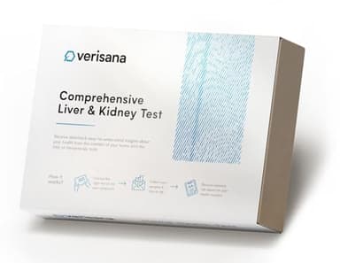 Comprehensive Liver & Kidney Test – Monitor 6 Important Liver & Kidney Markers with a Single Test – Easy & Convenient from Home by CLIA-Certified Lab – Verisana