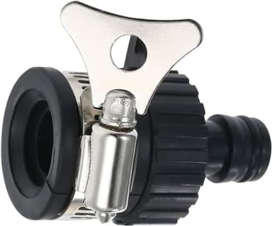 Sluswallow 1 Set Black Universal Water Quick Faucet Adapter Tap Connection Garden Hose Pipe Fitting, Garden Hose Parts and Connectors, Hose Connectors and Accessories