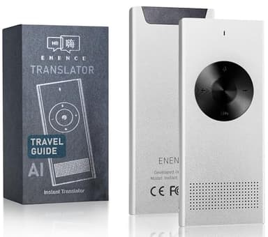 Enence PRO Language Translator Device, Real-Time Voice Translation, Instant Pocket AI Translator Device, Support 60+ Languages. Traductor for Business, Study Travel traductor de Ingles español