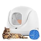 CATLINK Self Cleaning Litter Box, Pinch-Free Safety Protection Automatic Litter Box for Multiple Cats, Kitten, Senior, Short-Legged, Disabled, Fat Cat, Suitable for Beginner/Traveler/New Parent, SE