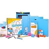 Enday Back to School Supplies for Kids, Blue School Supply Box Grades K-5, Premium Quality Kids School Supplies Kit, Kindergarten School Supplies for Girls and Boys, 71 Piece Set
