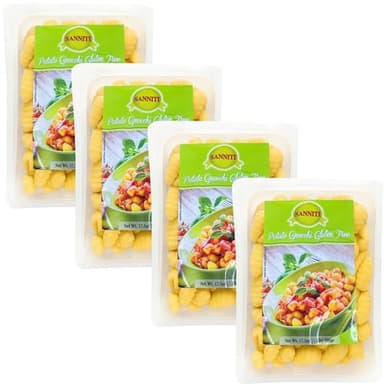 Sanniti Italian Gluten Free Potato Gnocchi, 17.5 oz (500 g) (Pack of 4)