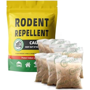 Rodent Repellent, Mouse Repellents, Rat Repellent, Natural Mice Repellent Indoor, Peppermint Oil to Repel Mice and Rats, Keep Mice Away, Rat Deterrent-8P