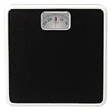 Taylor Analog Scale, Dial Scale for Body Weight, Mechanical Bathroom Scale, Highly Accurate Non-Digital Weighing Machine, Measures Weight up to 300 lb Capacity, Battery Free, FSA HSA Eligible, Black
