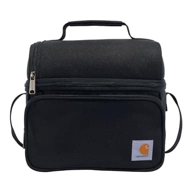 Carhartt Camping Cooler, Worksite Lunchbox, Soft Shell Lunch Bag for Construction Sites, Work and Everyday Use, Black