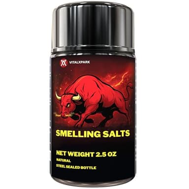 Smelling Salts for Athletes in Hockey, Potent Salts Wake Up for Athletes, Weightlifting and Powerlifting - Pre-Activated for Workout, Instant Energy, Enhanced Focus & Motivation 2.5 OZ