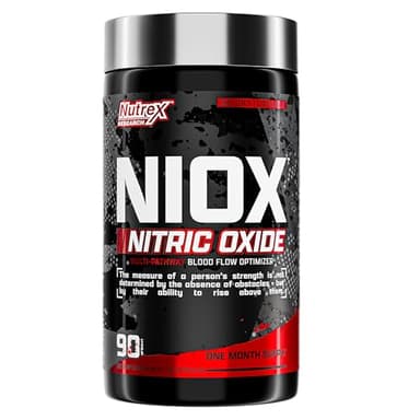 NIOX Extreme Pumps - 90-Count Pre-Workout Pump Supplement with Arginine Nitrate, Vitamin C, AstraGin for Muscle Pump, Vascularity, Endurance, NO3-T
