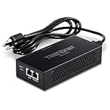TRENDnet Gigabit PoE++ Injector, Convert A Non-PoE Port to A PoE++ Gigabit Port, PoE (15.4W), PoE+ (30W), Or PoE++ (95W), Up to 100m (328 ft), Integrated Power Supply, Black, TPE-119GI