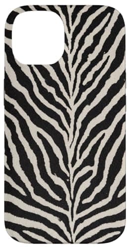 Aesthetic Vintage Brown Zebra Print Wild Animal Stripes Case for iPhone 14