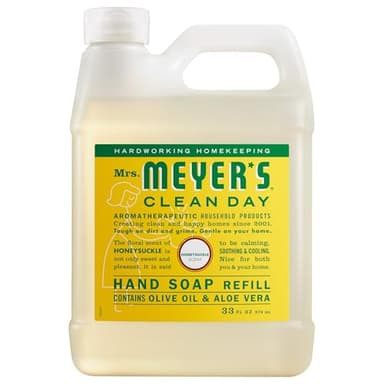 Mrs. Meyer's Clean Day Liquid Hand Soap Refill, Honeysuckle, 33 Oz