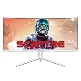 Sceptre 30-inch Curved Ultrawide Monitor 2560 x 1080 up to 200Hz DisplayPort HDMI 1ms AMD FreeSync Premium 99% sRGB Picture by Picture/PIP, Build-in Speakers White (C305B-FUN200W)