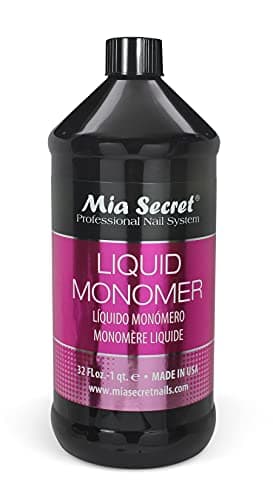 32 oz Mia Secret Liquid Monomer - Professional Acrylic Nail Liquid for Acrylic Powder - EMA monomer acrylic nail liquid
