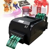 Satin Ribbon Printing Machine, Thermal Transfer Printer for Satin Ribbon, 200Dpi Digital Satin Ribbon Printing Machine, Printing Speed 150Mm/S, for Gift Ribbons, Streamers