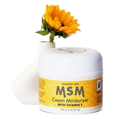 At Last Naturals MSM Skin Enhance Cream, Soothing Moisturizer with Vitamin E to Promote Healthy Skin, 2 Ounce (Pack of 1)