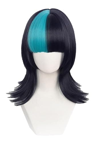 Kirara Hoshi Cosplay Wig Anime JJK Costume Accessories Adults Kirara Hoshi Blue Black Wig Halloween Outfits Props